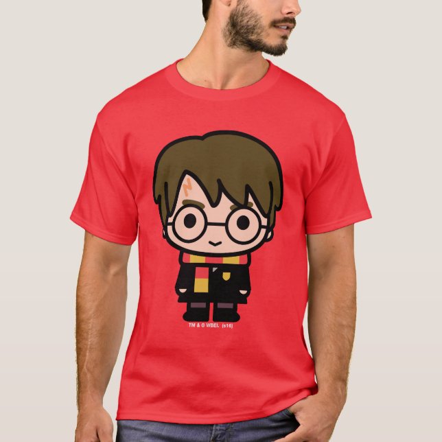T-shirt Harry Potter Personagem de desenho animado Art (Frente)