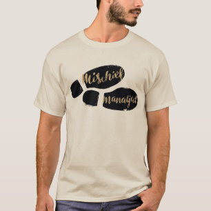 T-shirt Harry Potter   PESCOÇOS PREJUDICADOS™ Mapa Pegadas