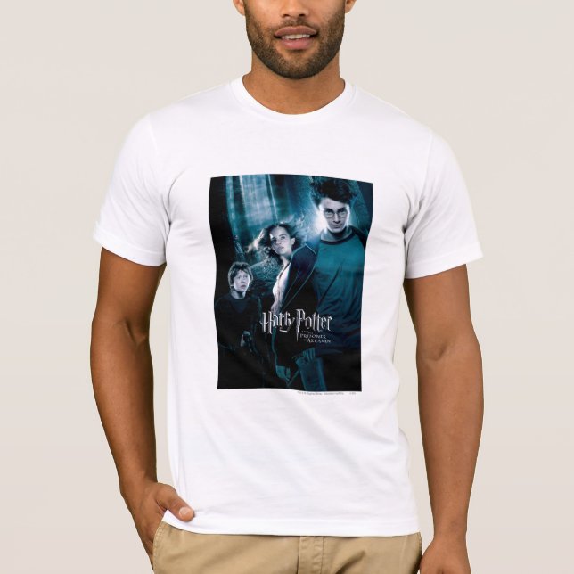 T-shirt Harry Potter Ron Hermione Na Floresta (Frente)