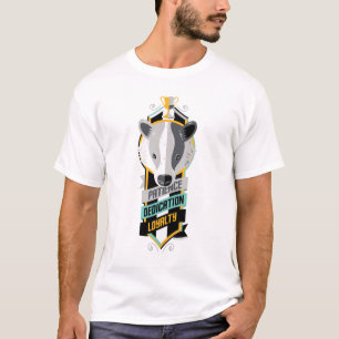 T-shirt Harry Potter Símbolo das Características da Casa