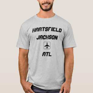T-shirt Hartsfield Jackson Atlanta, Código do Aeroporto da