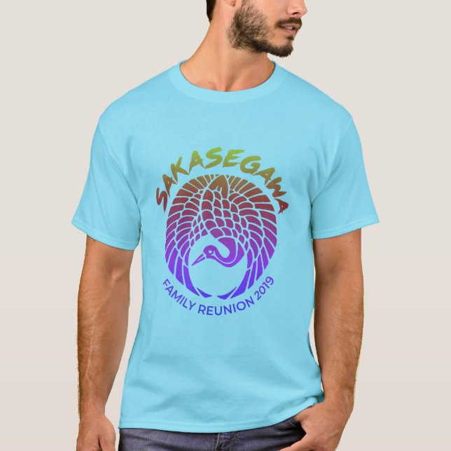 T-shirt havaiano da família de Sakasegawa - (Frente)