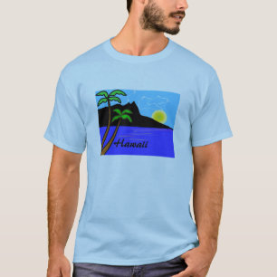 T-shirt havaiano principal do diamante