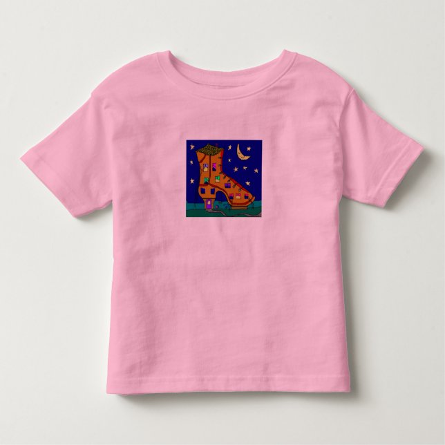 T-shirt Havia Uma Velha Que Morava Em Um Calçado (Frente)