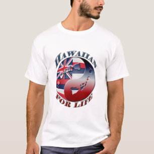 T-shirt Hawaiian para a vida - personalizada