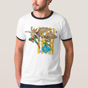 T-shirt Hawkman e Hawkgirl