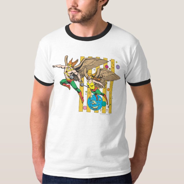T-shirt Hawkman e HawkWomen (Frente)