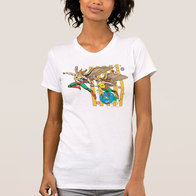 T-shirt Hawkman e HawkWomen (Frente)
