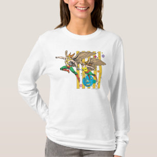 T-shirt Hawkman e HawkWomen