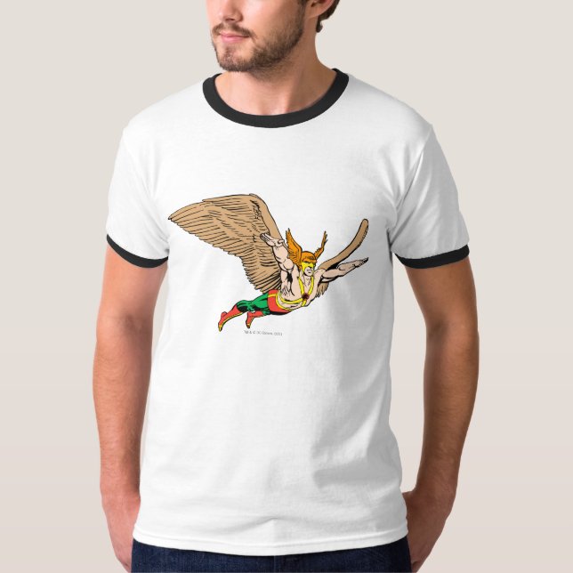 T-shirt Hawkman Flies (Frente)