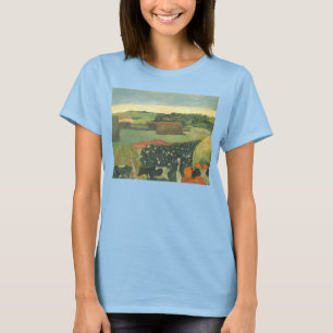 T-shirt Haystacks na Bretanha por Paul Gauguin, Vintage Ar