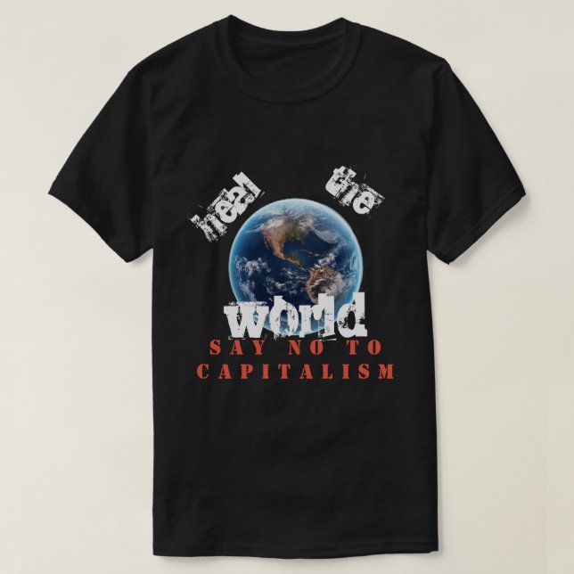 T-shirt heal the world (Frente do Design)