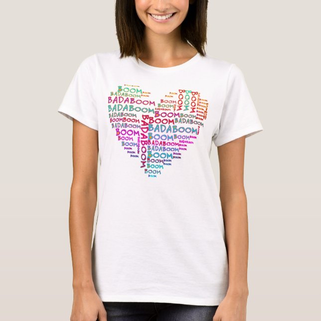 T-shirt Heart Badaboom (Frente)