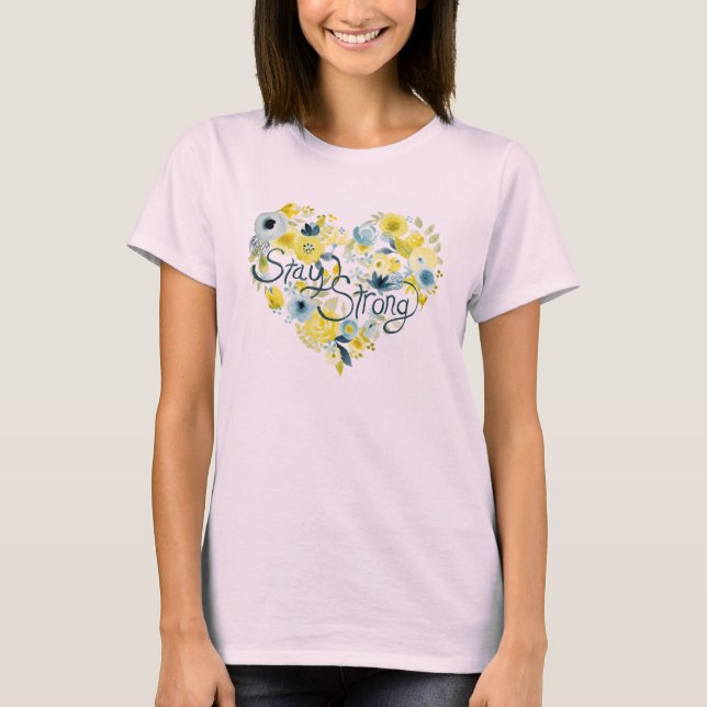 T-shirt Heart Floral I (Frente)