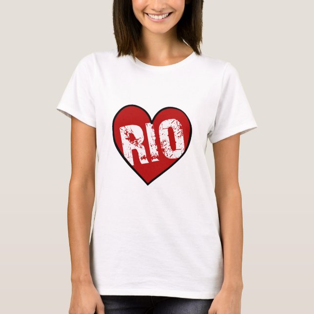 T-SHIRT HEART RIO (Frente)