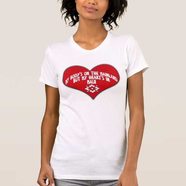 T-shirt heartsinmaui1 (Frente)