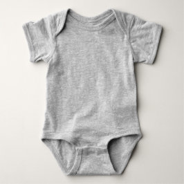 T-shirt Heather Cinza Jersey Baby Bodydress