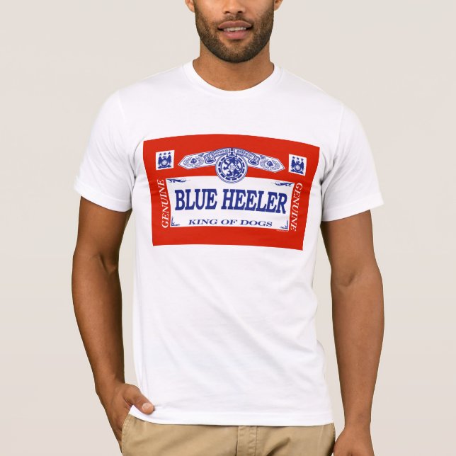 T-shirt Heeler azul (Frente)