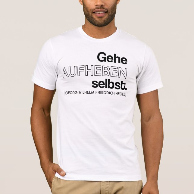 T-shirt Hegel T (Frente)