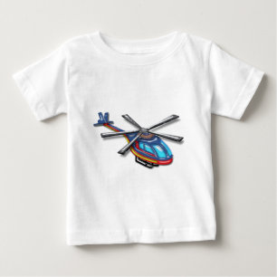 T-shirt Helicóptero alto do vôo