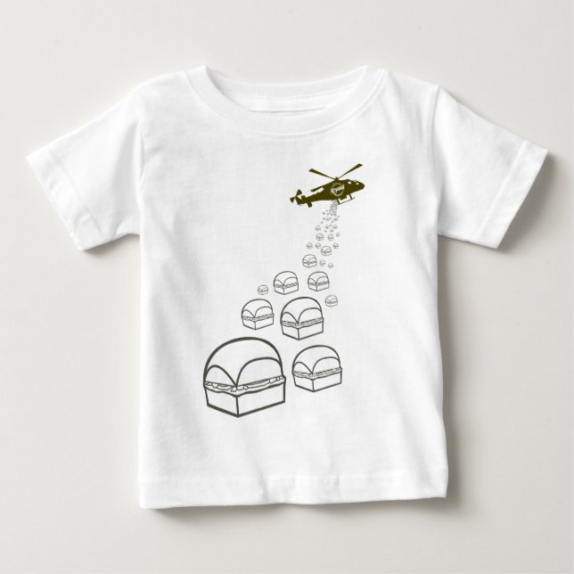 T-shirt Helicóptero de Krystal (Frente)
