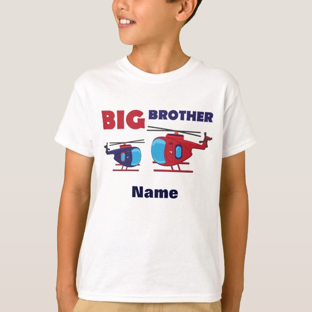 T-shirt Helicóptero do big brother de LearningCandy (Frente)