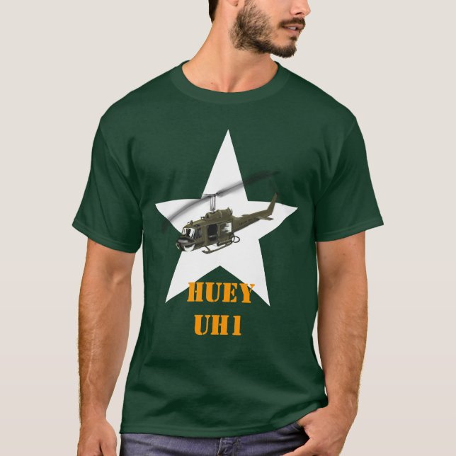 T-shirt Helicóptero Huey (Frente)