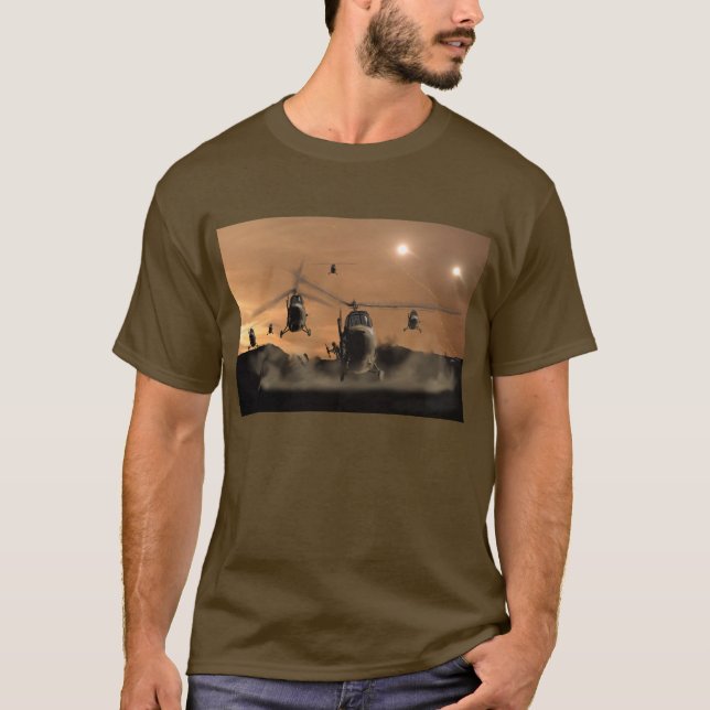 T-shirt Helicóptero Whirlwind. (Frente)