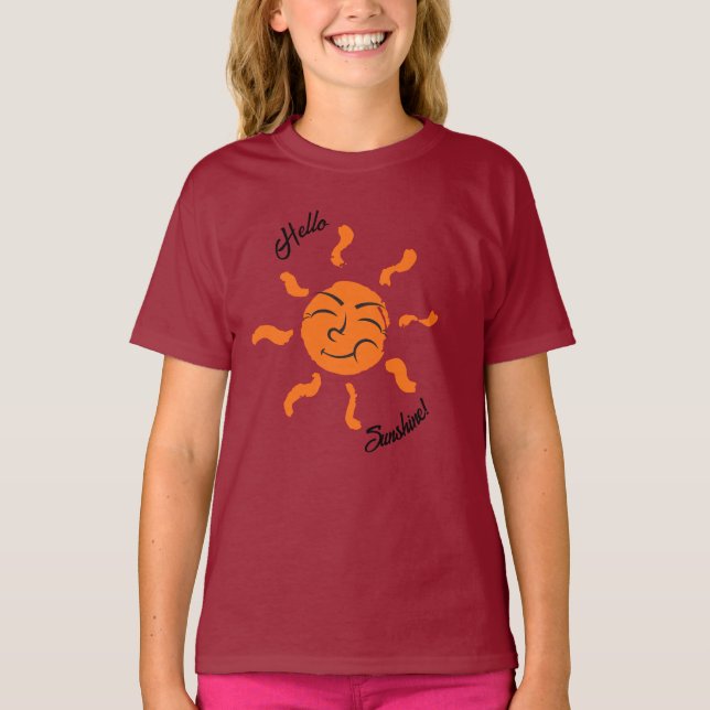 T-Shirt "Hello Sunshine" (Frente)
