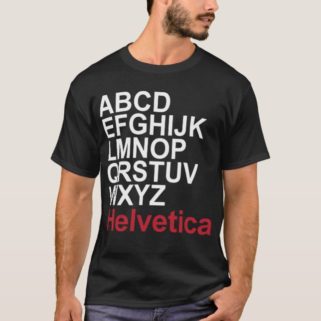 T-shirt Helvética (Frente)
