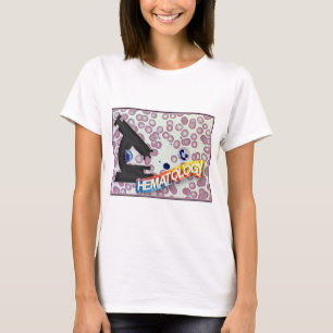 T-shirt HEMATOLOGIA - tecnologia médica - laboratório