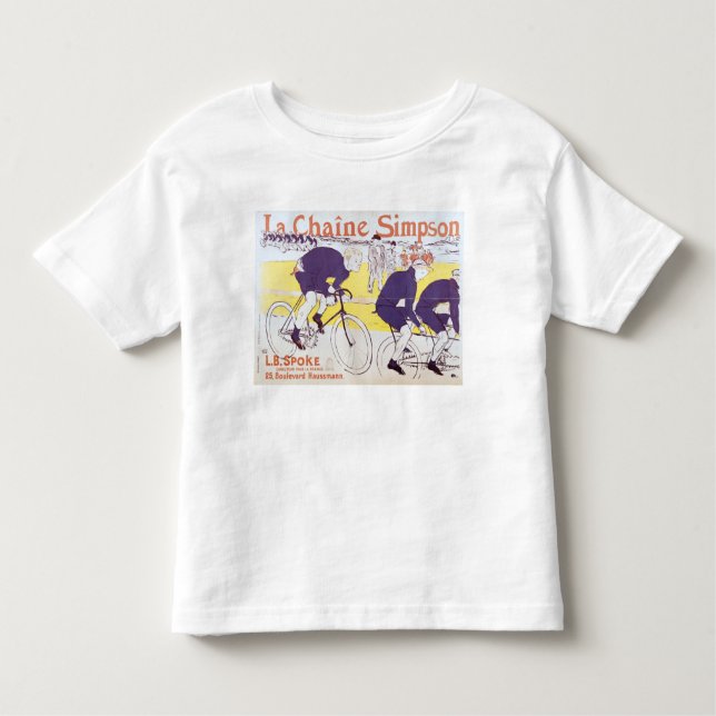 T-shirt Henri de Toulouse-Lautrec | a corrente de Simpson, (Frente)
