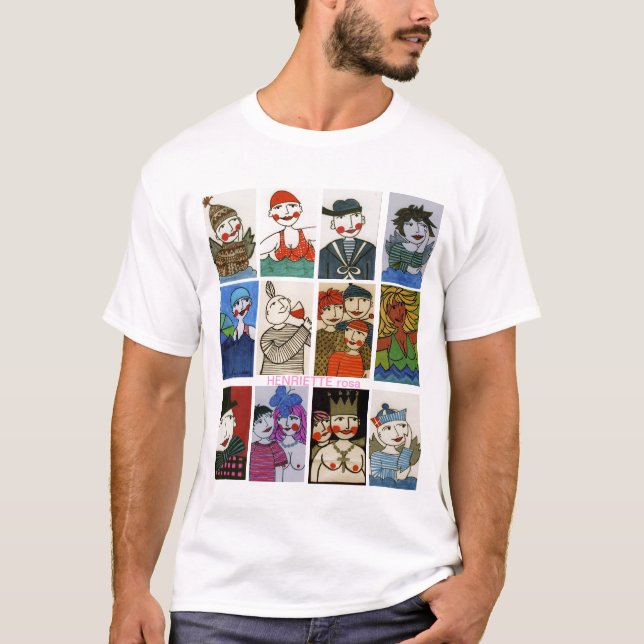 T-shirt Henriette rosa (Frente)