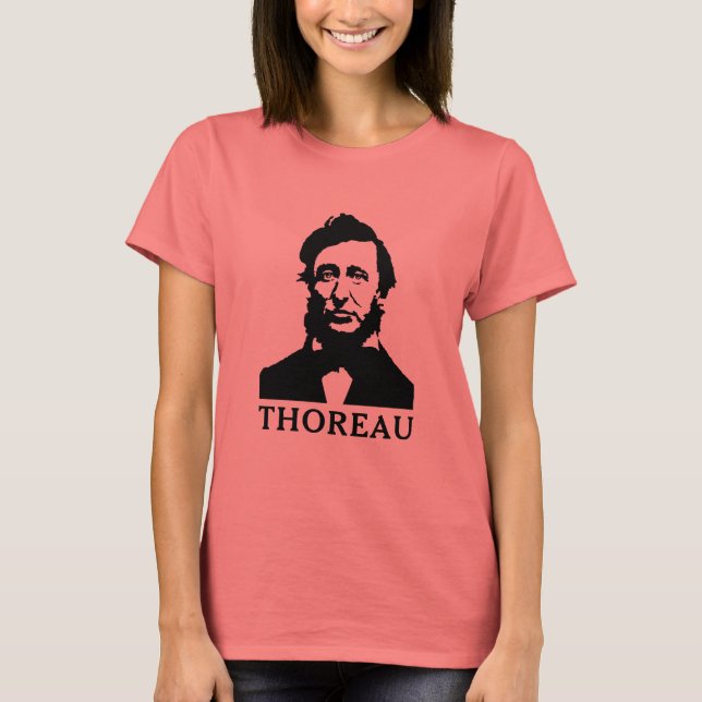 T-shirt Henry David Thoreau (Frente)