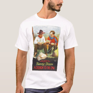T-shirt Henry Starr um devedor ao cartaz cinematográfico