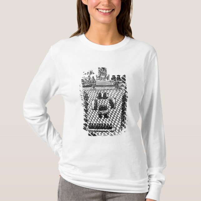 T-shirt Henry VIII e parlamento em 1523 (Frente)