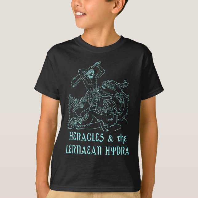 T-shirt Heracles e o Hydra de Lernaean (Frente)