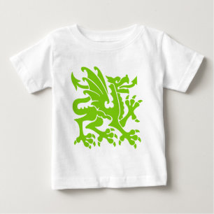 T-shirt Heraldic Dragon 01 - Verde marciano
