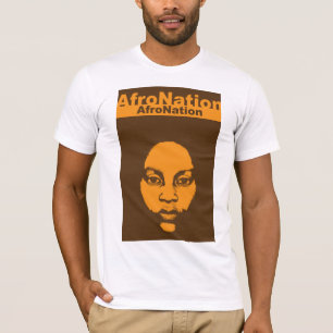 T-shirt Herança africana África da arte da nação do Af