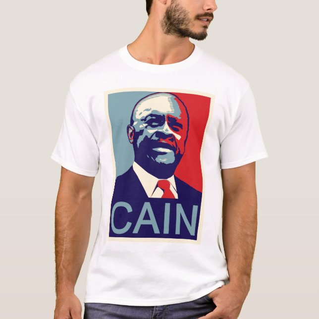 T-shirt Herman Cain (Frente)