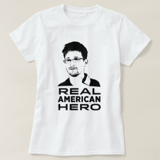 T-shirt Herói americano real