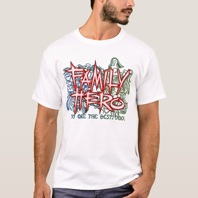 T-shirt Herói da família (Frente)