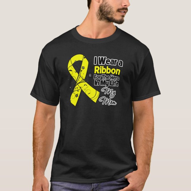 T-shirt Herói da mamã em meu Sarcoma da vida (Frente)
