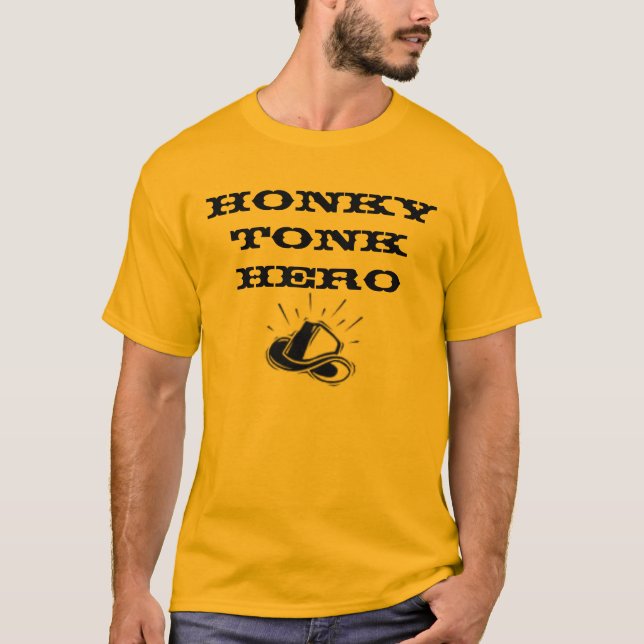 T-shirt Herói de Tonk do Honky (Frente)