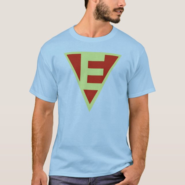 T-shirt Herói: E (Frente)