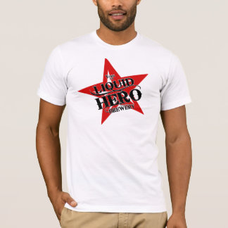 T-shirt Herói líquido - etiqueta vermelha