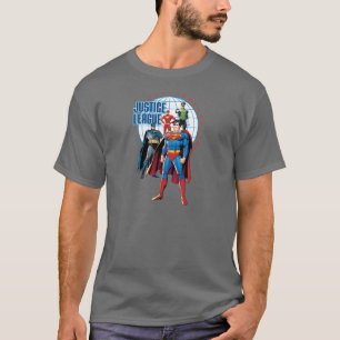 T-shirt Heróis Globais da Liga da Justiça