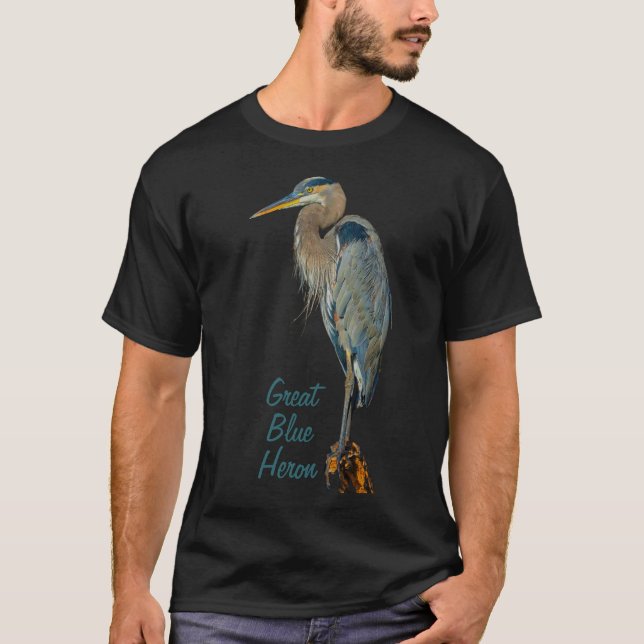 T-Shirt Heron Azul-excelente (Frente)