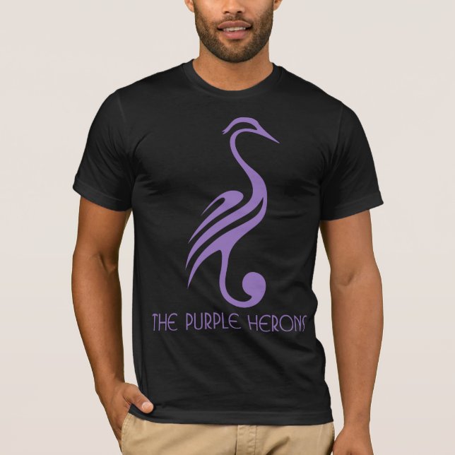 T-Shirt Herons Roxo (escuro) (Frente)