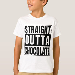T-shirt Hetero fora de chocolate